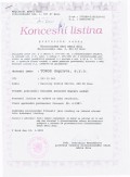 Koncesní listina | O nas - dokumenty